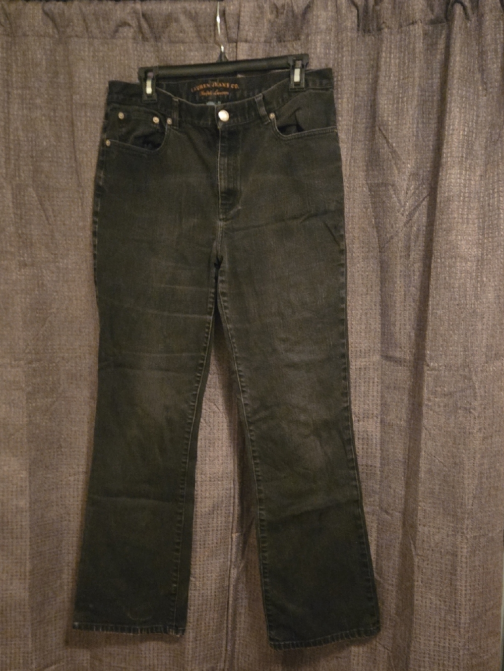 Ralph Lauren Black Straight-Leg Women's Jeans